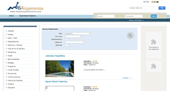 Desktop Screenshot of masalojamientos.com