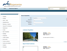 Tablet Screenshot of masalojamientos.com